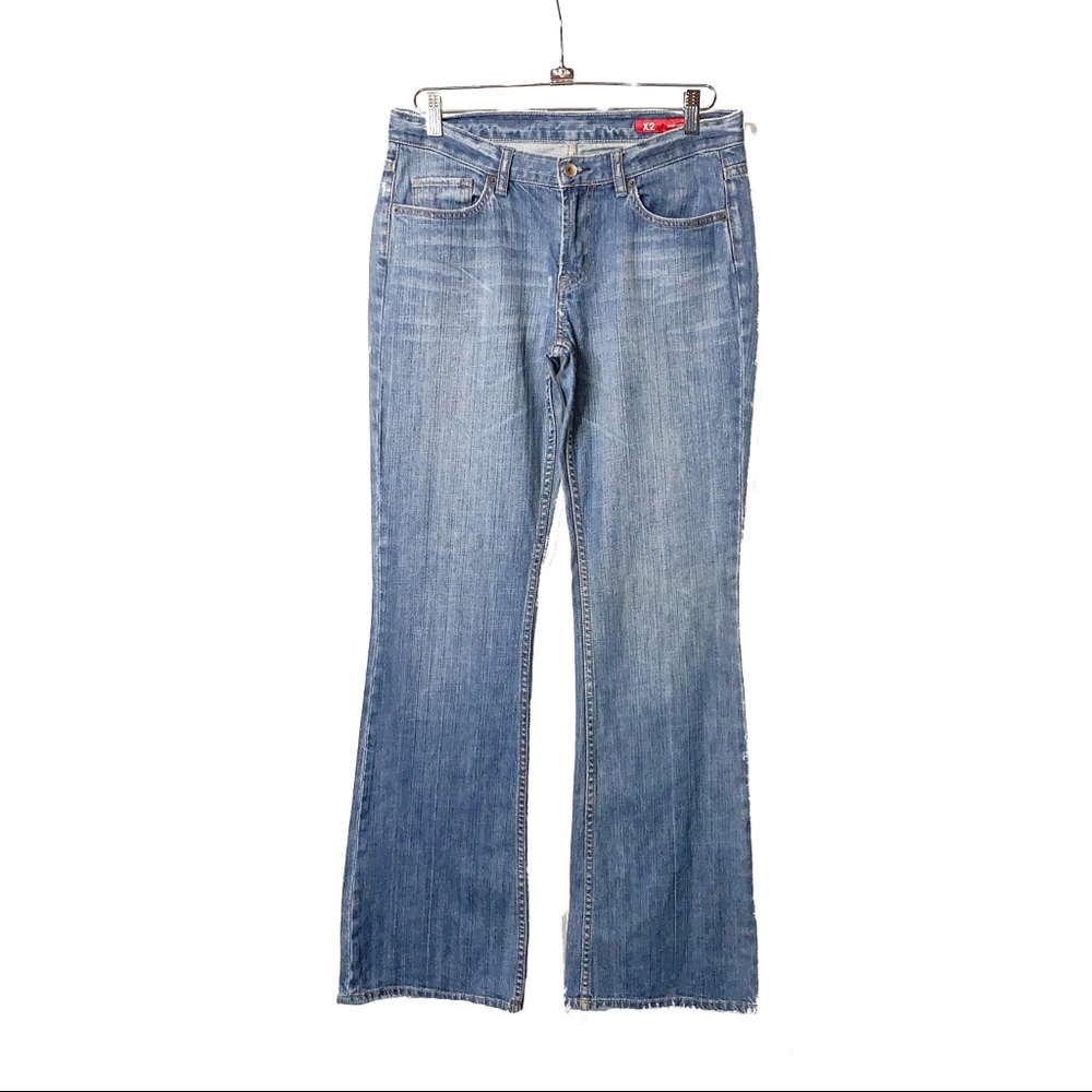 EXPRESS Blue X2 Flare Leg Jeans 8L